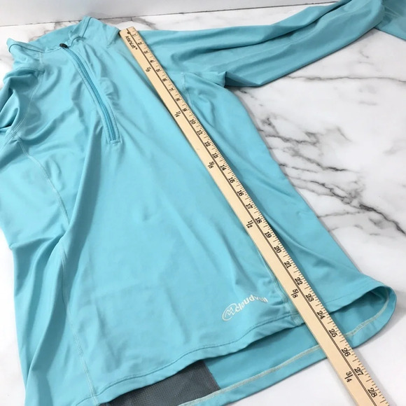 Cloudveil Blue Quarter Zip Pullover Activewear Top - Picture 11 of 13